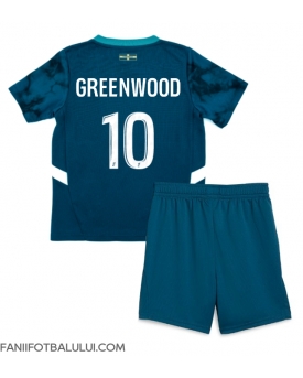 Olympique de Marseille Mason Greenwood #10 Echipament de Fotbal Replică 2024-25 Copii Deplasare (+ Șorturi)